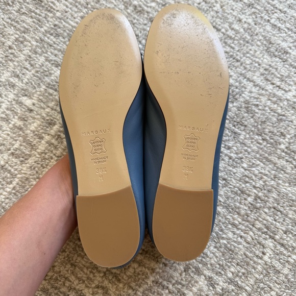 Margaux demi ballet flats in blue - Picture 4 of 6